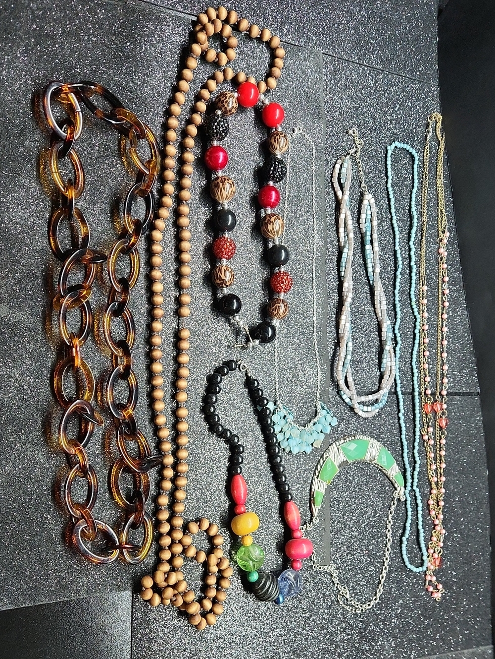 9 Mixed material Necklaces